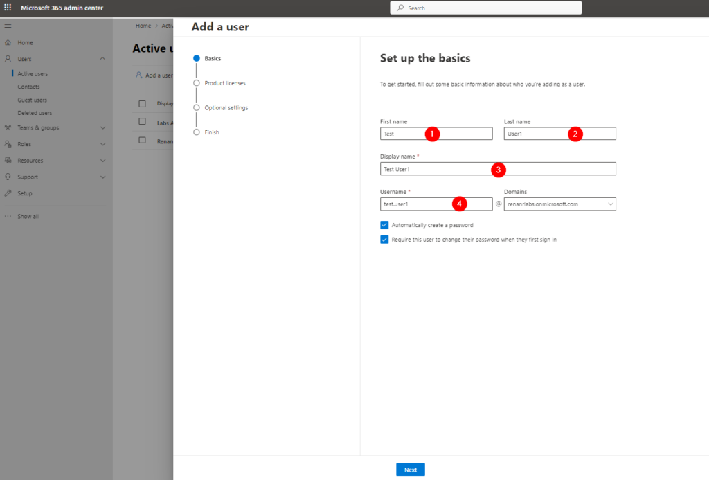 Microsoft 365 setup