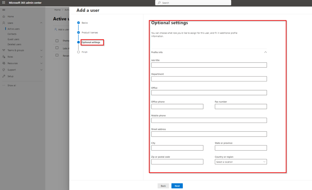 Microsoft 365 setup