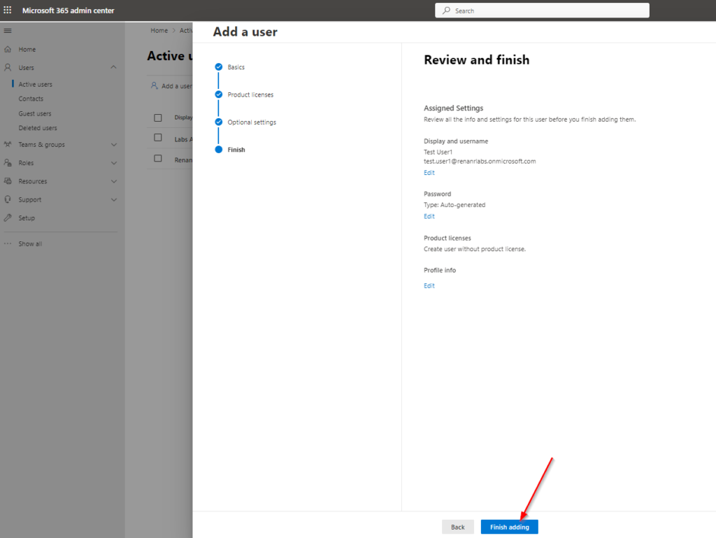 Microsoft 365 setup