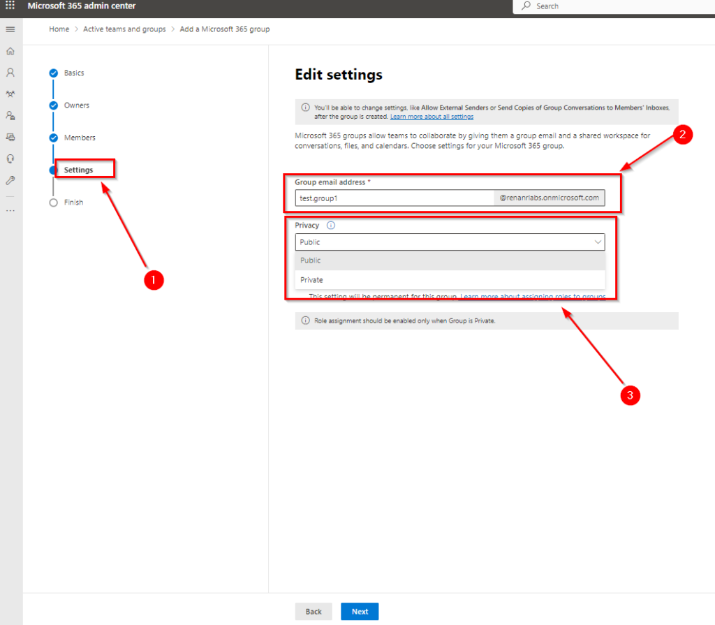 Microsoft 365 setup