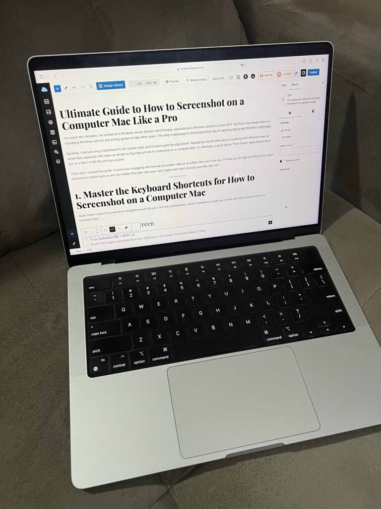 how to screenshot on a computer Mac